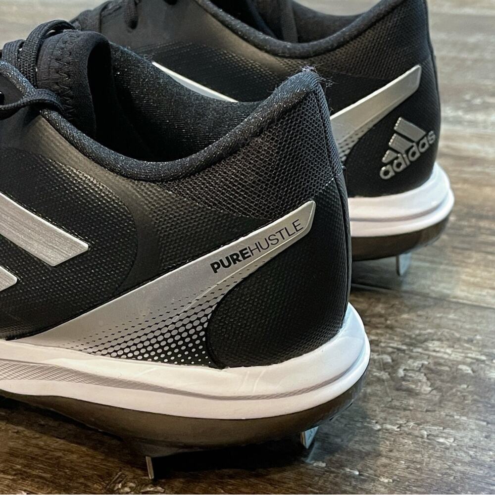 Adidas PureHustle 2 Softball Metal Cleats Womens Size 9.5 H00984 NWT - Picture 10 of 13